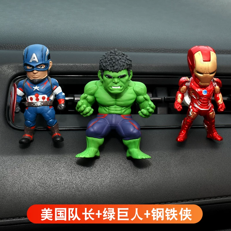 Автомобильный освежитель воздуха The Avengers, вент-клип в виде Железного человека, ароматерапия