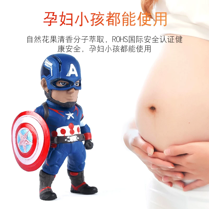 Автомобильный освежитель воздуха The Avengers, вент-клип в виде Железного человека, ароматерапия