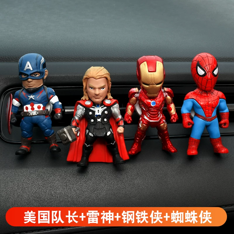 Автомобильный освежитель воздуха The Avengers, вент-клип в виде Железного человека, ароматерапия