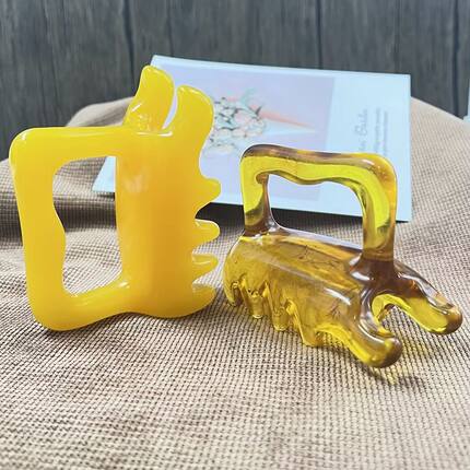 背部刮痧板手动按摩器材肩颈穴位推拿经络刷双推筋络刷开背工具