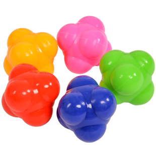 感统训练器材家用反应球六角敏捷变向球儿童灵敏反弹球弹力球玩具