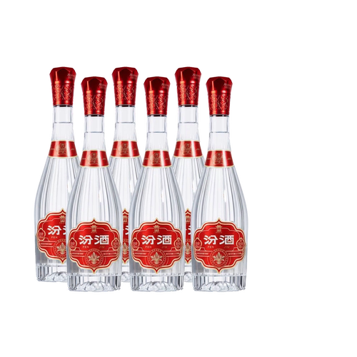 献礼版汾酒53度500ml*6瓶装山西杏花村清香型高度粮食白酒
