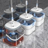 净邦净污分离旋转拖把桶家用懒人免手洗拖地神器一拖净