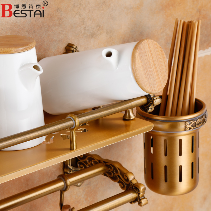 厨房置物架壁挂式免打孔收纳锅盖筷子用品多功能家用大全挂架厨具