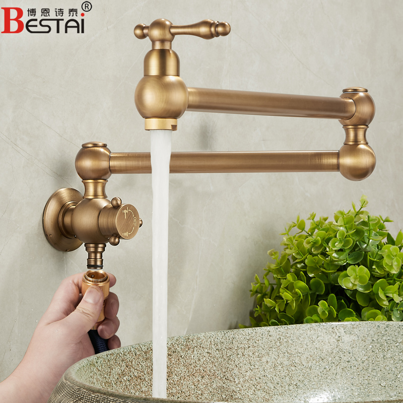 欧式单冷室外花园入墙防冻水龙头