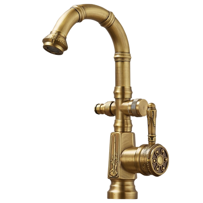 仿古面盆户外防冻北方庭院水龙头