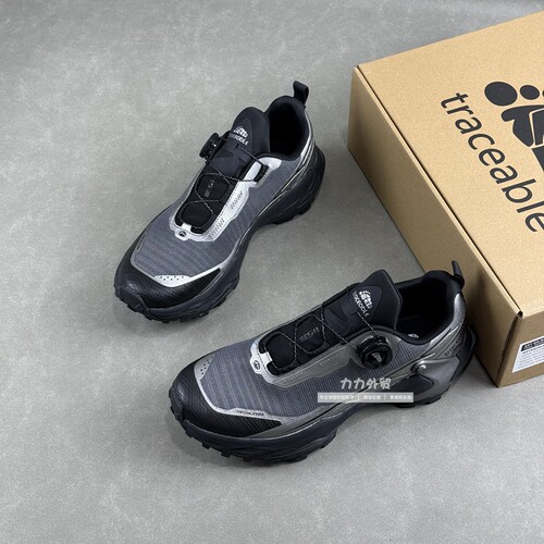 加拿大单Traceable男女纽扣户外鞋 透气轻便防滑越野徒步登山鞋~