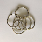 DIY相册活页书圈 订圈 铁圈卡扣 装 卡片圈 开口环 开口圈铁环扣