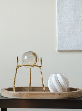 水晶球摆件创意客厅电视柜书柜