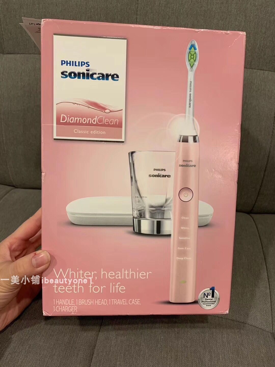 美国代购 Philips飞利浦Sonicare DiamondClean电动牙刷套装 直邮在类目 个人护理/保健/按摩器材, 口腔护理, 电动牙刷中 - 来自Buy2taobao.com提供专业的淘宝代购服务