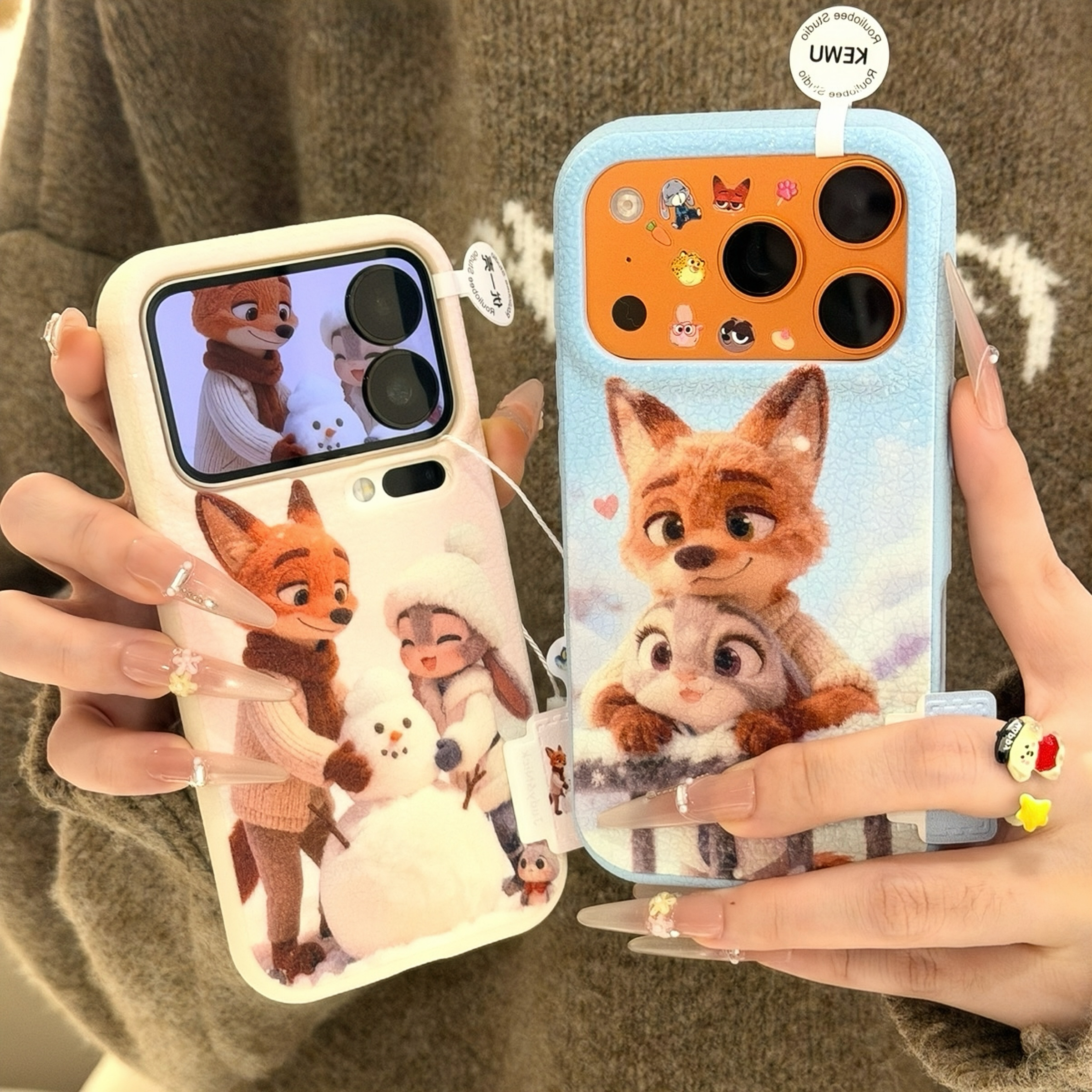 望雪朱迪尼克适用iPhone17promax苹果16手机壳vivox200新款可爱标签皮纹tpu小米17Pro防摔荣耀400华为Pura80