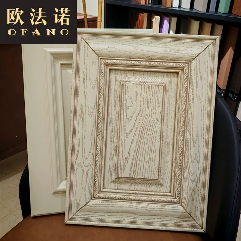 厨房整体橱柜门板定制多层实木吸塑模压板定做衣柜门鞋柜门4