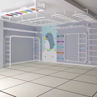 室内云梯单双杠家用健身器材攀岩墙引体向上体能训练攀爬架肋木架