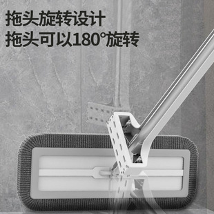 雪尼尔平板拖把家用加大号干湿两用一拖净洗车墩布 懒人免手洗新款
