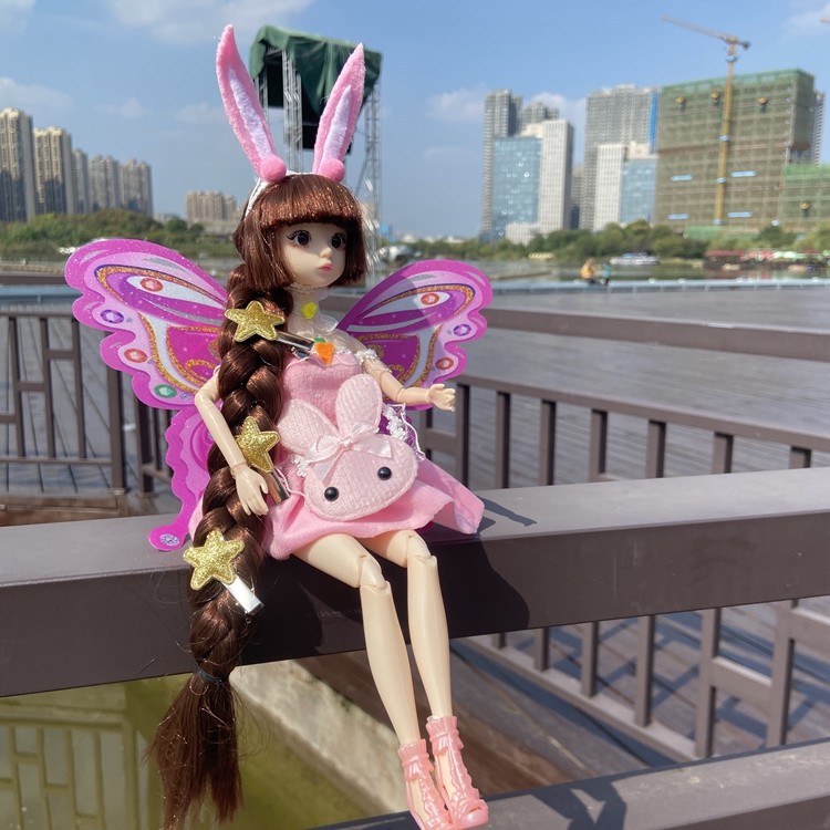 斗罗大陆小五舞娃娃带翅膀可爱仿真公主儿童玩具女孩礼物唐三妻子