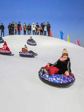 Горные лыжи, Аксессуары 滑雪圈滑冰圈滑雪充气轮胎圈加厚耐磨旱滑圈滑草圈气垫圈哈尔滨发