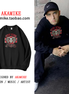 欧美秋冬款男女潮流宽松学生卫衣长袖时尚阿姆同款monste青春流行