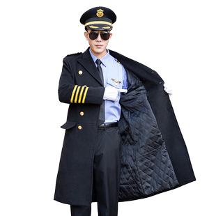 保安呢子大衣男加厚安保大衣售楼部制服物业形象岗礼宾礼仪外套冬