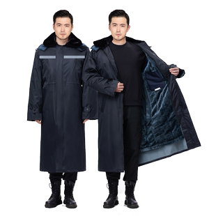 冬季加厚加绒军大衣男加长劳保棉冬大衣东北大棉袄冷冻库防寒服