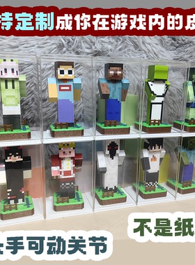 我的世界手办皮肤模型mc周边him303Dream人仔摆件节日礼物