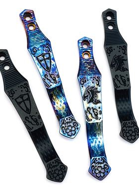 Rick Hinderer knives XM18钛合金背夹 口袋夹一体钛刀夹改装DIY