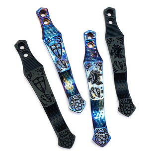 Rick Hinderer knives XM18钛合金背夹 口袋夹一体钛刀夹改装DIY