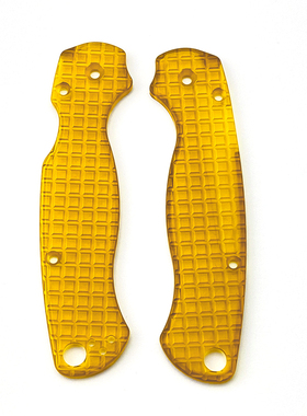 蜘蛛C81贴片PEI 透明刀柄Spyderco Paramilitary 2 刀柄蜘蛛贴片