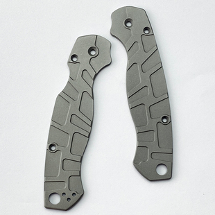 蜘蛛C81贴片 铝合金 Spyderco Paramilitary 2 刀柄蜘蛛贴片C81