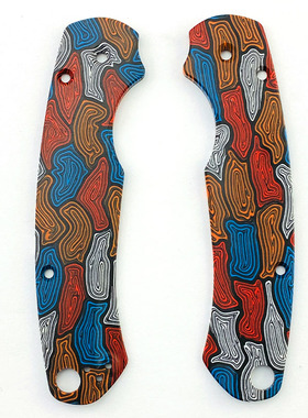 蜘蛛C81刀柄贴片蜘蛛G10复合材料 Spyderco Paramilitary 2 手柄