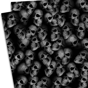 KYDEX板K板刀鞘DIY 骷髅头纹K板刀套K鞘套 热塑板K板枪套材料