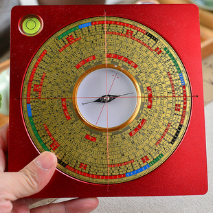 正源强磁大天池5寸专业综合罗盘纯铜罗盘铝合金罗盘港台罗盘