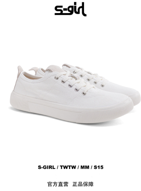 SGIRL TWTW［Y370-2］日系百搭帆布鞋女新款春夏简约通勤休闲潮