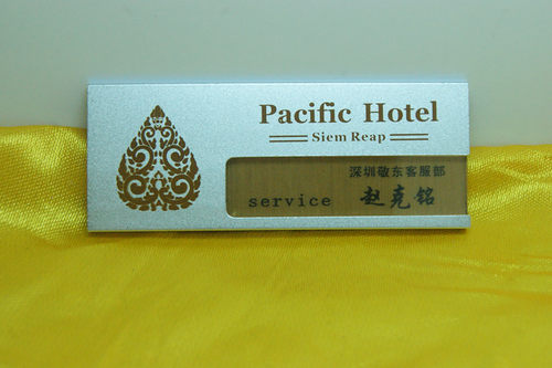 酒店Pacific酒店胸牌,新款酒店胸牌,最新款式胸牌,胸牌,工牌