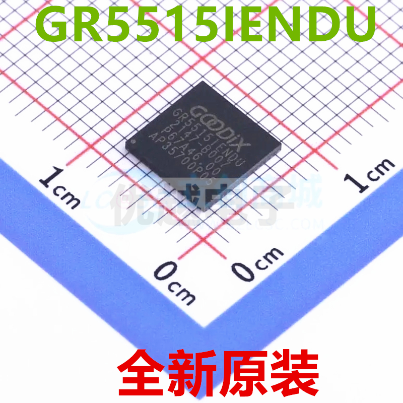 thumbnail for Brand New Original Gr5515Iendu Packaged Qfn-56 5.1 Single-Mode Low-Power Bluetooth System-Level Chip