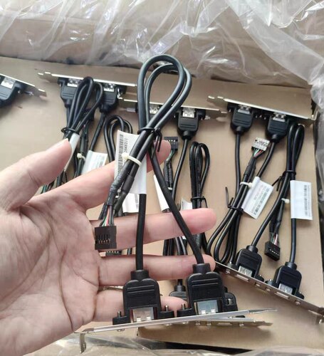 00xl286 联想台式机扩展USB 扩展线 全高 cs10m59991  插主板11针