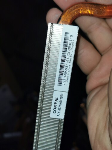 01mn923 联想一体机520c-24icb 520c-22ick 散热片 铜管 散热器