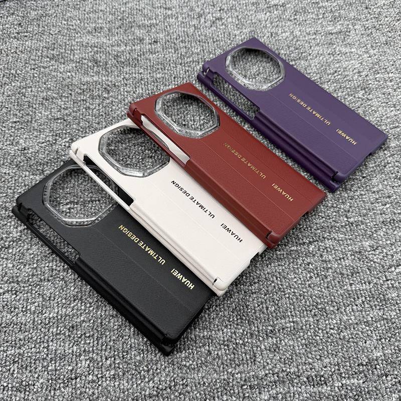 原装正品适用华为MateXT手机壳非凡大师三折叠高端超薄全包磁吸防摔保护套XTs真皮原装中轴保护男女新款简约