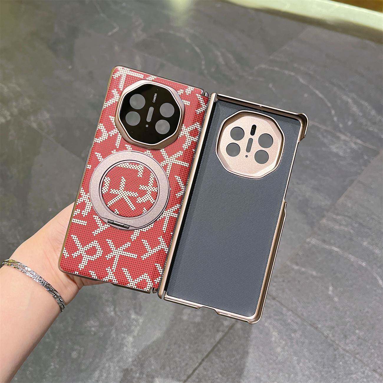 原装正品适用华为MateX6手机壳磁吸支架超薄全包防摔新款高级感单后壳迈特X5字母潮牌秒变非凡大师meteX7保护