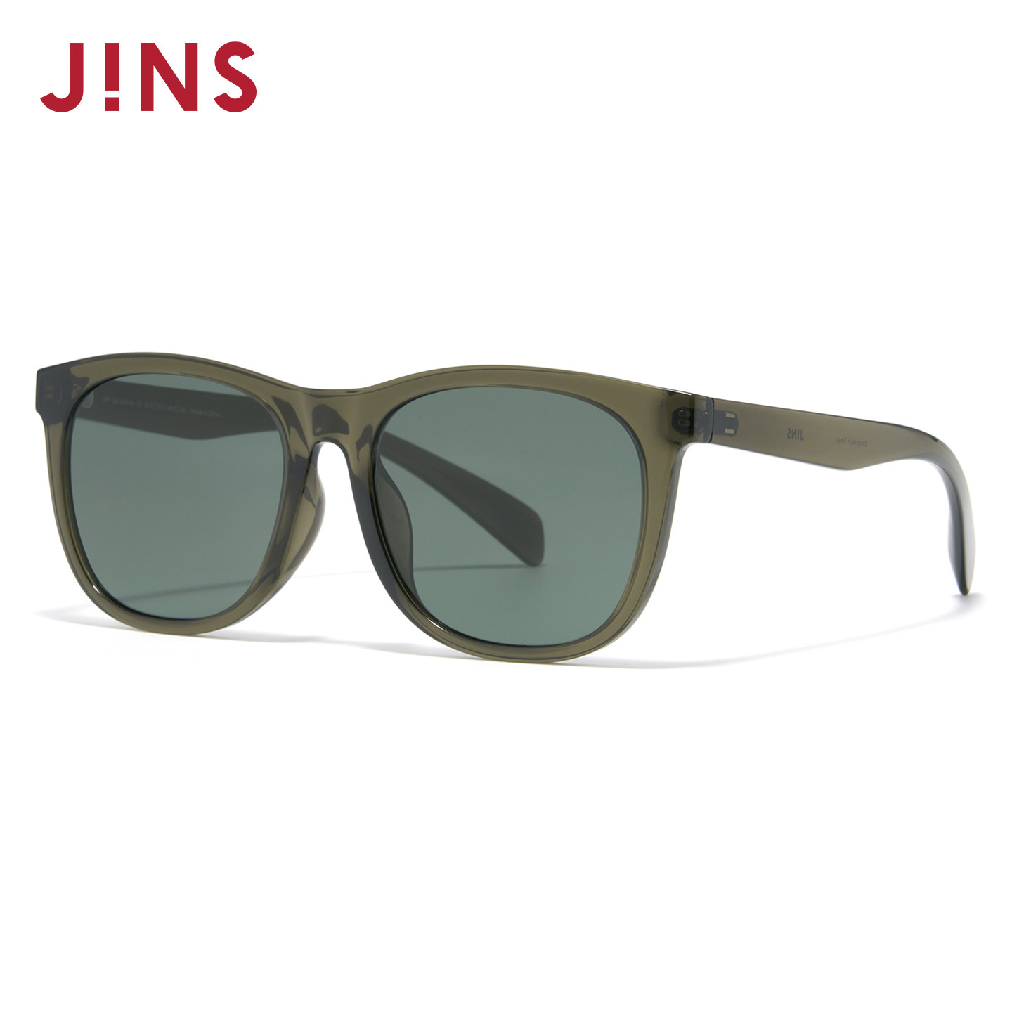 JINS睛姿太阳眼镜新品男女大方框修颜防晒墨镜防紫外线URF26S068
