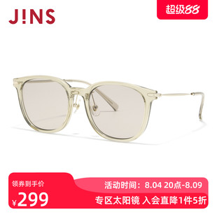 JINS睛姿太阳眼镜新品男女圆框彩色防晒墨镜防紫外线URF26S086