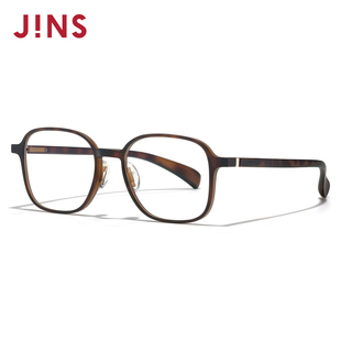 JINS睛姿近视眼镜360°系列多边形框架可加配防蓝光镜片URF24S266