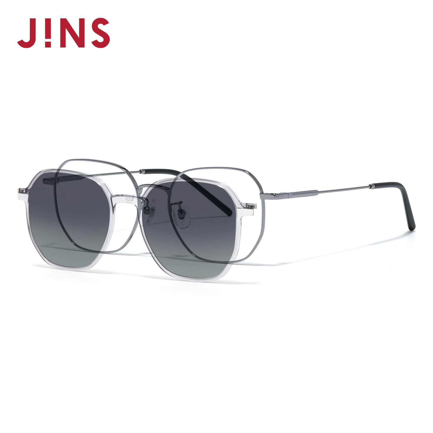 JINS偏光驾驶近视太阳镜磁吸墨镜