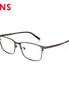 JINS睛姿含镜片近视镜钛框商务舒适干练可配防蓝光镜片MTF24A157