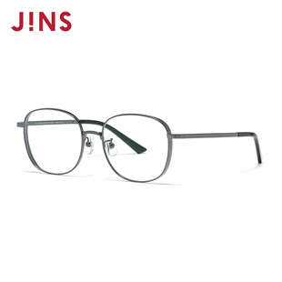 JINS睛姿含镜片近视镜钛框轻舒适简约可加配防蓝光镜片UTF25A260