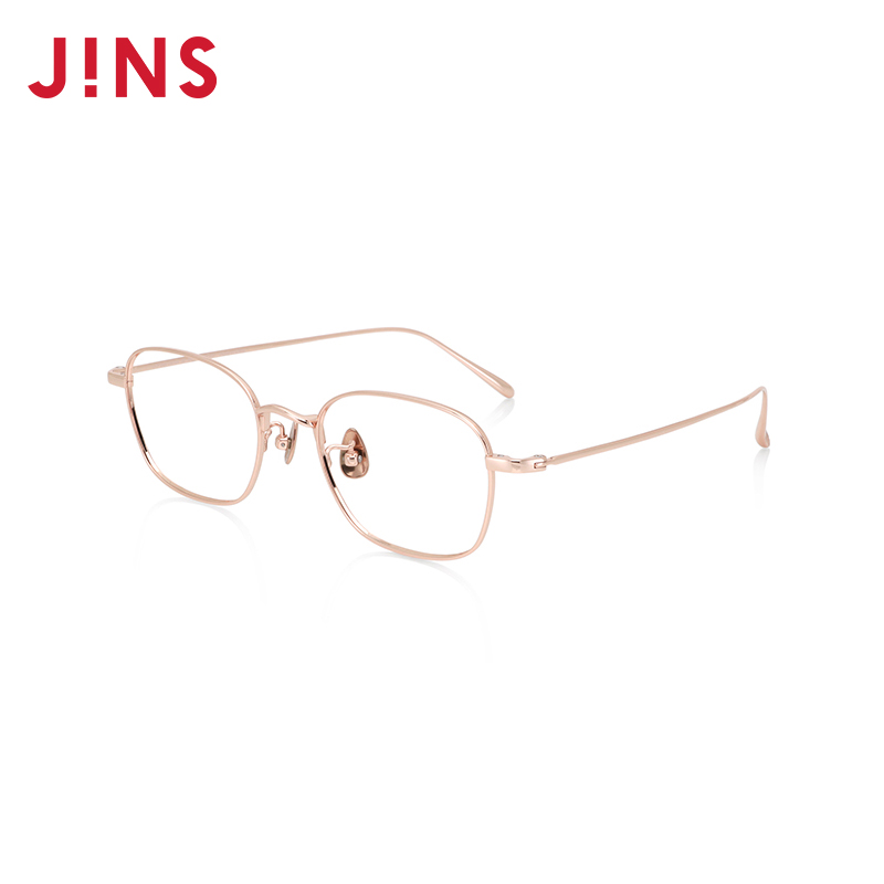 JINS睛姿含镜片近视镜钛框轻盈舒适百搭可配防蓝光镜片UTF24A147