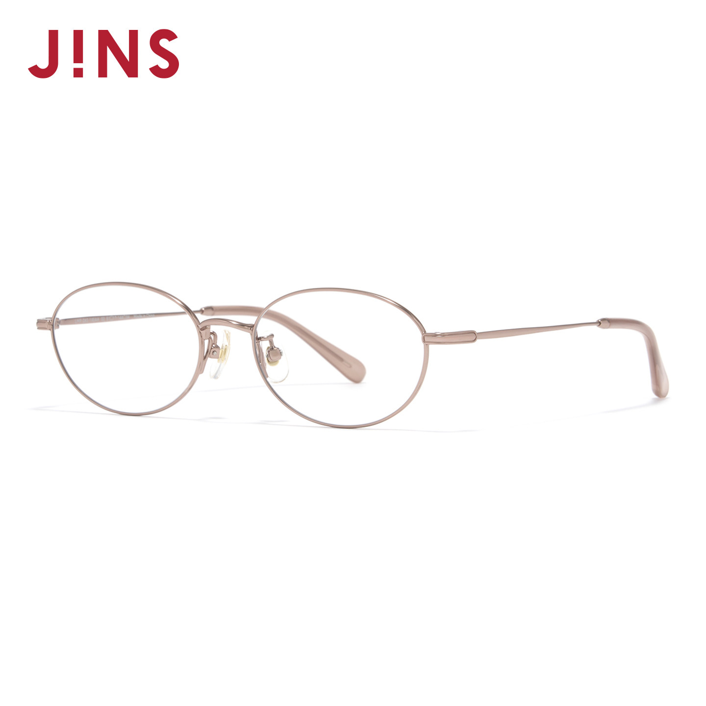 JINS睛姿Rim近视眼镜书呆子椭圆小框架可加配防蓝光镜片LMF26S145