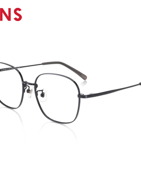 JINS睛姿含镜片近视镜佩戴舒适青少年可加配防蓝光镜片JMF22A082