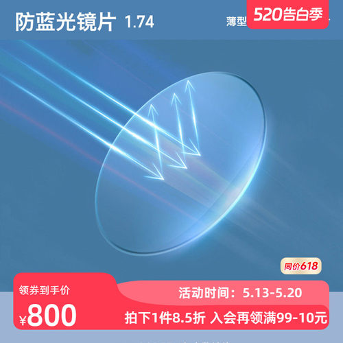 JINS防蓝光专用近视眼镜