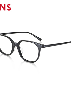 JINS睛姿近视镜多边形镜框板材轻眼镜架可配防蓝光镜片MCF23A146
