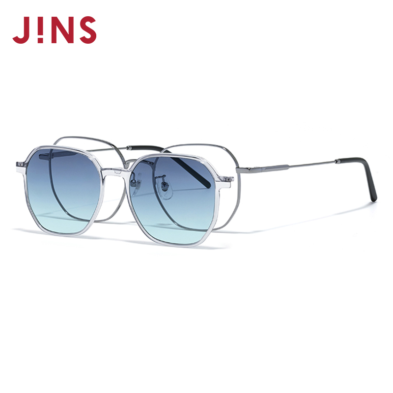 JINS睛姿贴片磁吸太阳眼镜彩色墨镜可加配防蓝光镜片LMF25S220